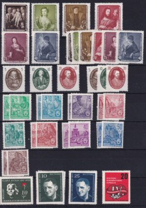 DDR Frimærker Diverse 1957