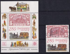 Danmark Frimærker miniark 1987