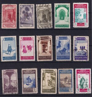 Spansk Marokko Frimærker Diverse