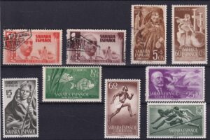 Spansk Sahara Frimærker Diverse
