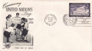FN New York FDC 1954