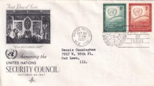 FN New York FDC 1957