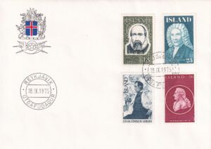 Island Frimærker FDC 1975