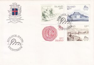 Island Frimærker FDC 1986