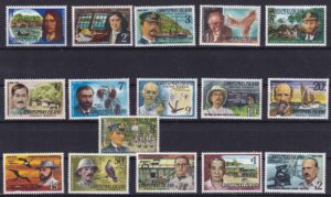 Juleøerne Frimærker Diverse 1977 Famous Visitors