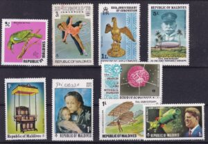 Maldiverne Frimærker Diverse