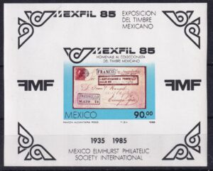 Mexico Frimærker Miniark 1985