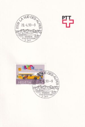 Schweiz Frimærke kort