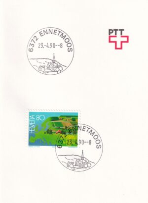 Schweiz Frimærke kort