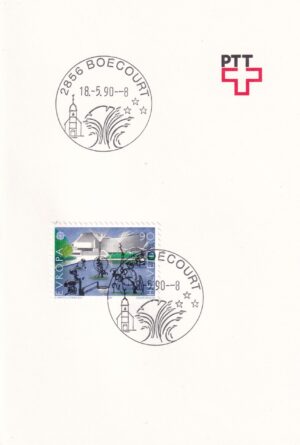 Schweiz Frimærke kort
