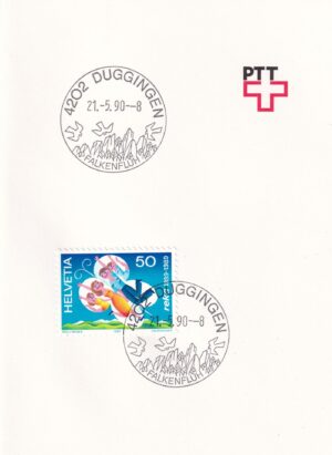 Schweiz Frimærke kort