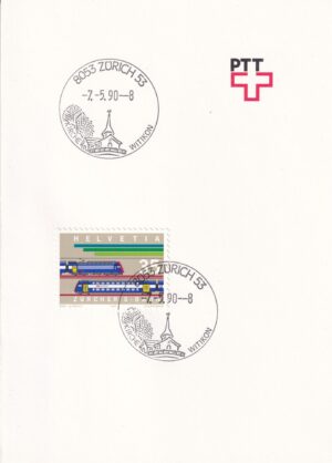 Schweiz Frimærke kort