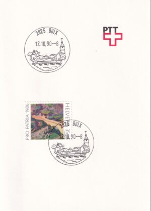 Schweiz Frimærke kort