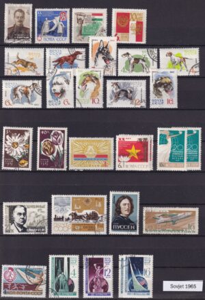 Sovjet Frimærker Diverse 1965