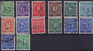 Tyskland Fælles allierede besættelseszone Frimærker 1946