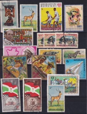 Burundi Frimærker Diverse
