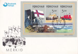 Færøerne 1990 Frimærker FDC
