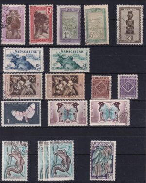 Madagaskar Frimærker Diverse