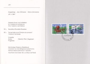 Schweiz Frimærker Diverse FDC