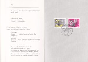 Schweiz Frimærker Diverse FDC