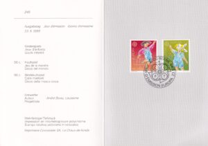 Schweiz Frimærker Diverse FDC