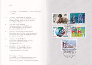Schweiz Frimærker Diverse FDC