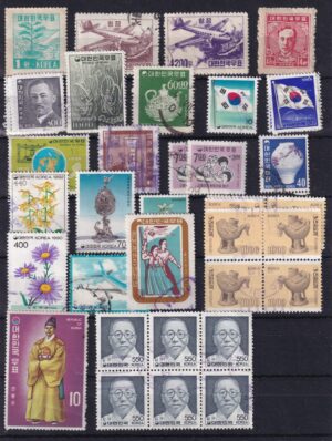 Sydkorea Frimærker Diverse