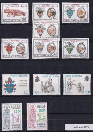 Vatikanet Frimærker 1979