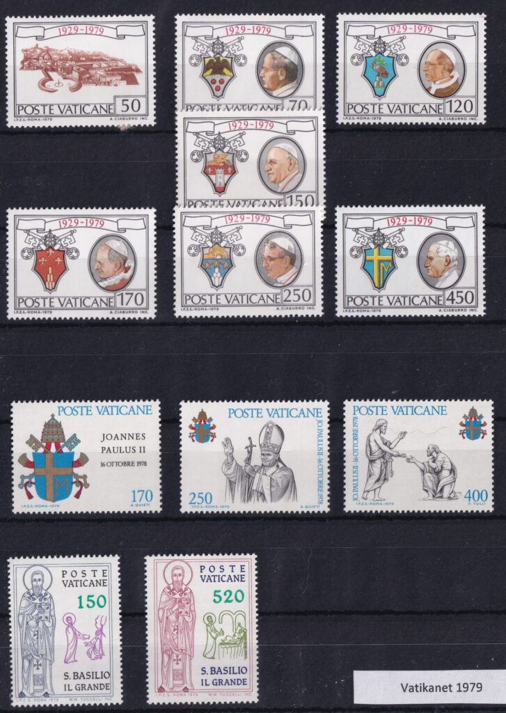 Vatikanet Frimærker 1979