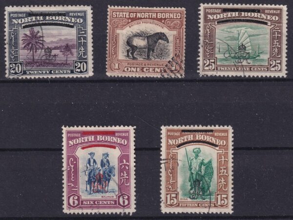 Britisk Nordborneo Stamp Frimærke