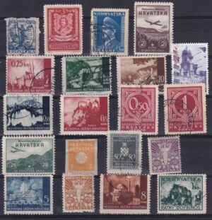 Kroatien Stamp Frimærker Diverse
