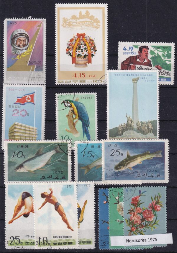 Nordkorea Stamp Frimærke 1975