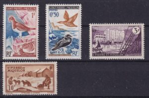 St. Pierre og Miquelon Stamp Frimærker Diverse
