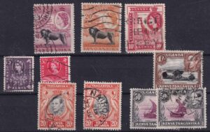 Uganda Kenya Tanganyika Stamp Frimærker Diverse