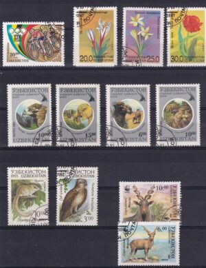 Usbekistan Stamp Frimærke Diverse