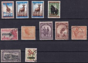 Belgisk Congo Stamp Frimærker