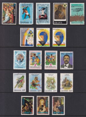 Ghana Stamp Frimærke Diverse