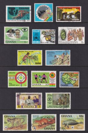 Ghana Stamp Frimærke Diverse