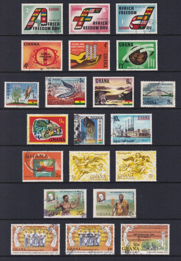 Ghana Stamp Frimærke Diverse