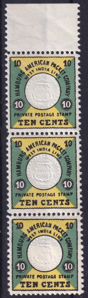 HAPAG, Ship Mail - Stamp