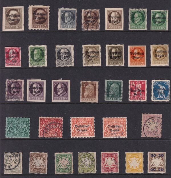 Bayern Stamp Frimærker