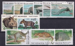 Nicaragua Stamp Frimærke Diverse