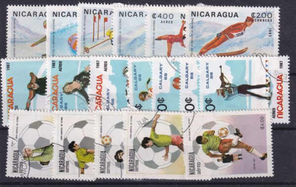 Nicaragua Stamp Frimærke Diverse
