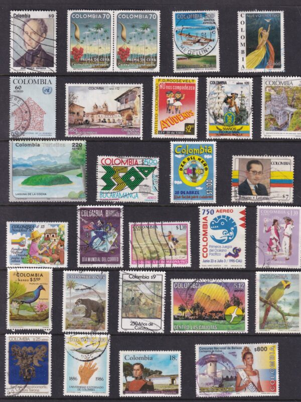 Colombia Stamp Frimærker Diverse