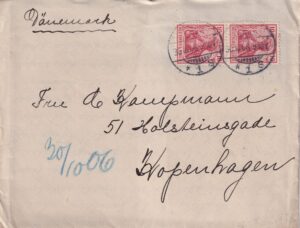 Det Tyske Rige Brev Stamp Frimærker