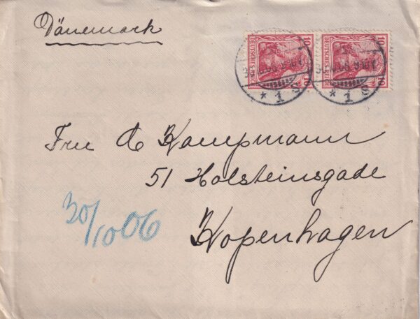 Det Tyske Rige Brev Stamp Frimærker