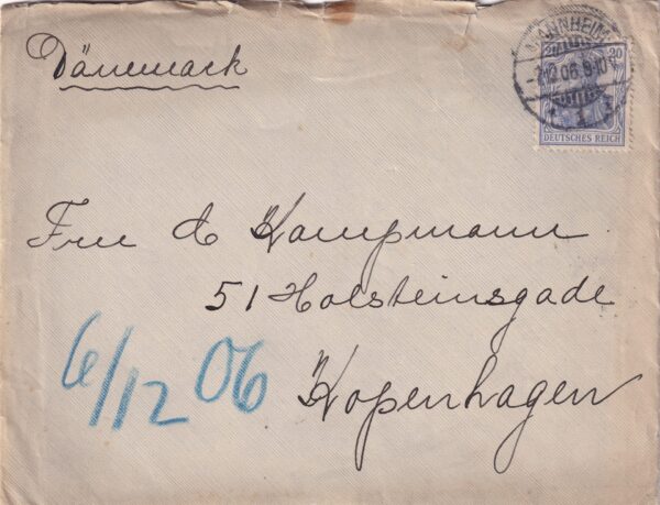 Det Tyske Rige Brev Stamp Frimærker