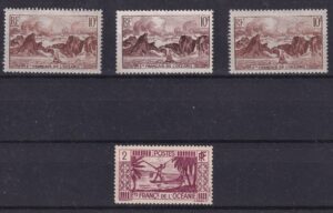 French Oceania Stamp Frimærker