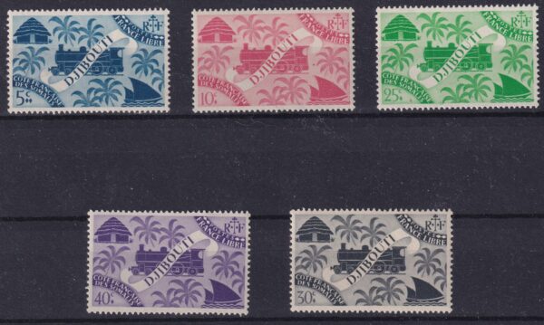 French Somali Coast Stamp Frimærker