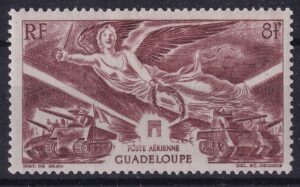 Guadeloupe Stamp Frimærke 1946 Luftpost